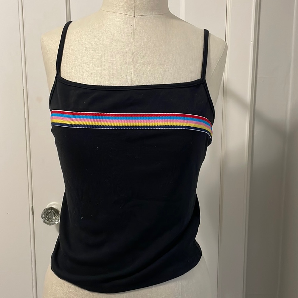 rainbow stripe tank